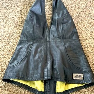 Harley Davidson Leather Halter top
